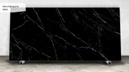 Keralini Nero Marquina 6,5 mm grubości, rozmiar 320 cm x 160 cm