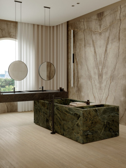 Marazzi Marble Look VERDE BORGOGNA Satin 12 mm 160x320 cm MAES