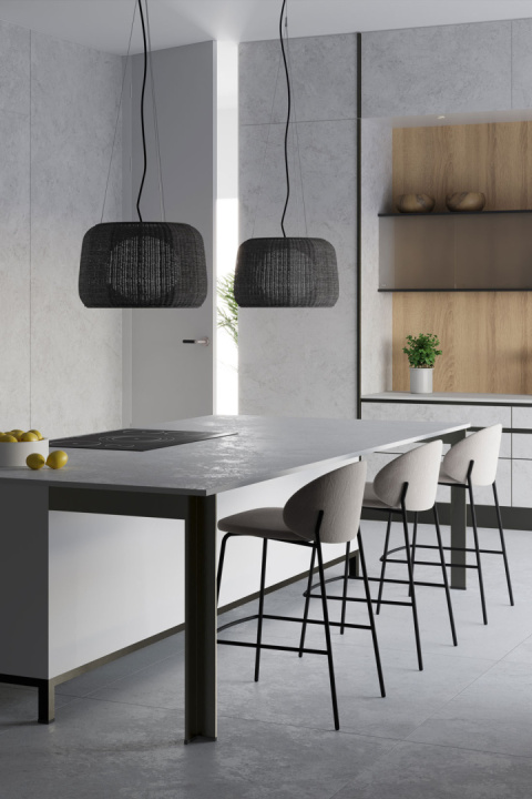 Neolith Whitesands 6 mm grubości, rozmiar 150x320 cm, wykończenie Silk. Neolith Whitesands 6 mm grubości, rozmiar 150x320 cm, wykończenie Silk.