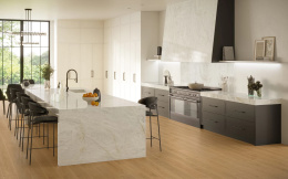 Atlas Plan Crystal White Bookmatch Polished 12 mm grubości, rozmiar 324 cm x 162 cm