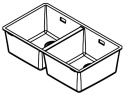 SM Sink 3 - Zlew Santamargherita Carnia - Dwukomorowy