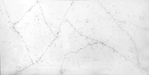 Konglomerat kwarcytowy SiQuartz Bianco Venato 2 cm, rozmiar 321x162 cm, wykończenie polerowane